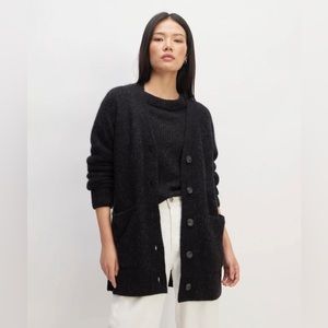 Everlane Oversized Alpaca Pocket Cardigan